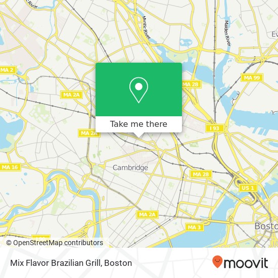 Mapa de Mix Flavor Brazilian Grill