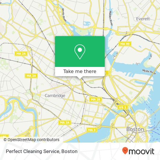 Mapa de Perfect Cleaning Service