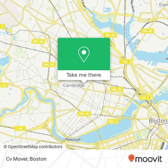 Mapa de Cv Mover