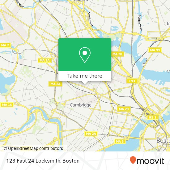 123 Fast 24 Locksmith map