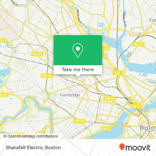 Shanafelt Electric map
