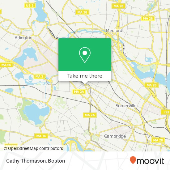 Mapa de Cathy Thomason