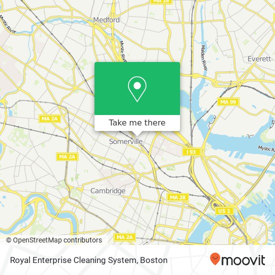 Mapa de Royal Enterprise Cleaning System