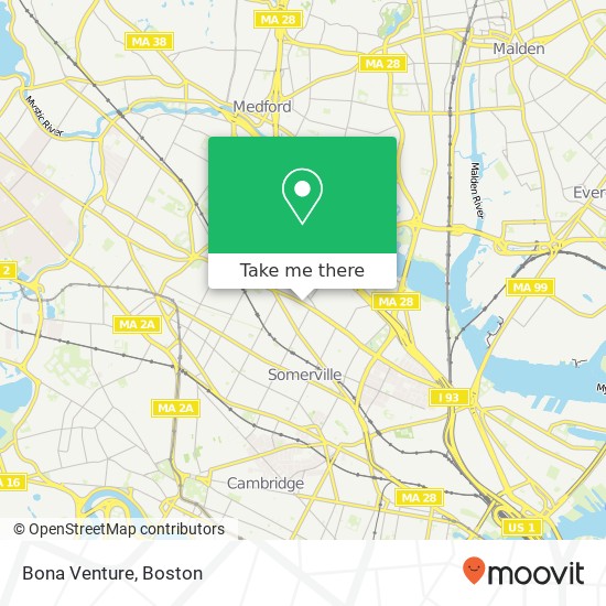 Bona Venture map