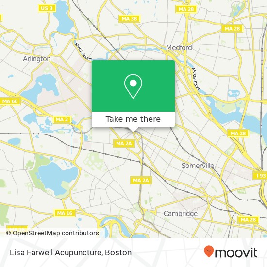 Lisa Farwell Acupuncture map