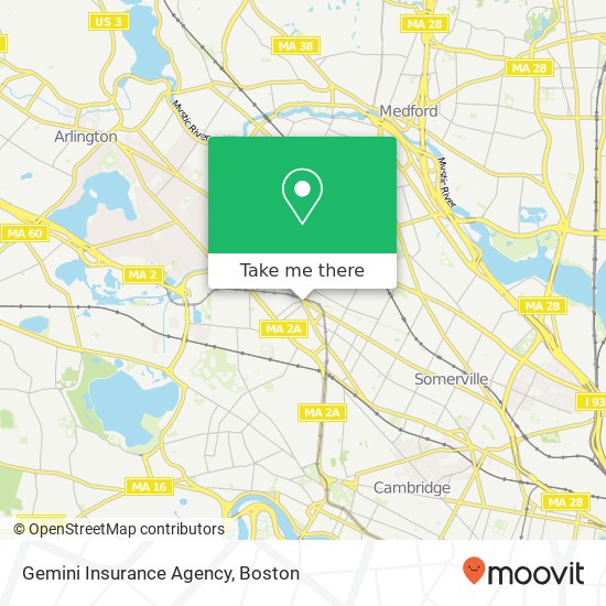 Mapa de Gemini Insurance Agency