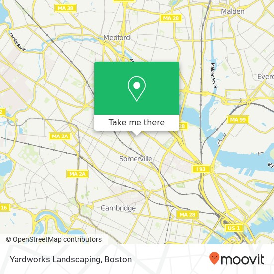 Yardworks Landscaping map