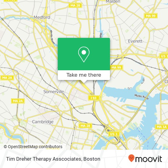 Mapa de Tim Dreher Therapy Asscociates