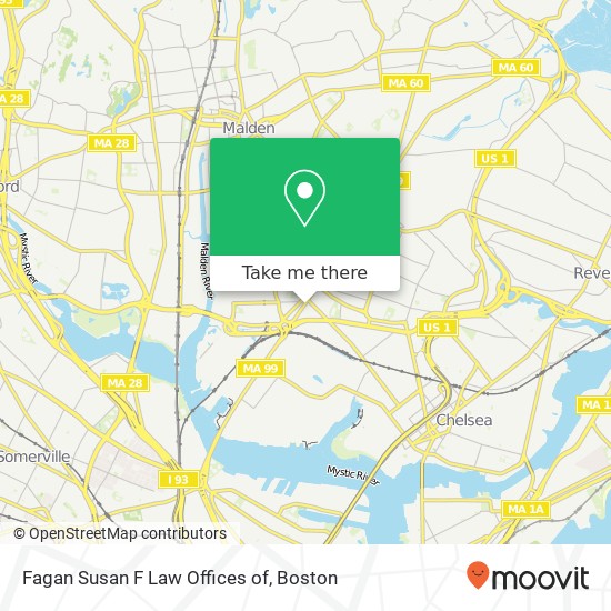 Fagan Susan F Law Offices of map