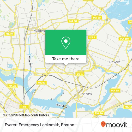 Mapa de Everett Emergency Locksmith