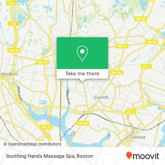 Soothing Hands Massage Spa map