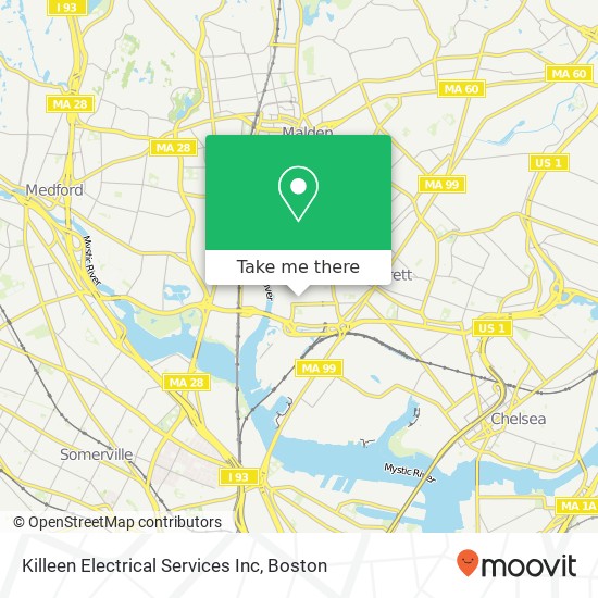 Mapa de Killeen Electrical Services Inc