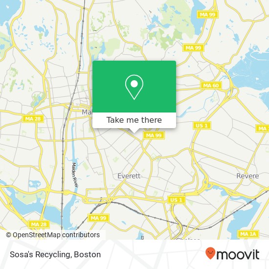 Mapa de Sosa's Recycling