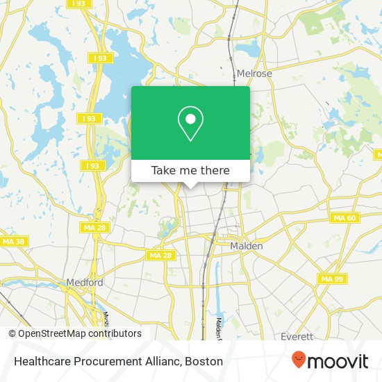 Healthcare Procurement Allianc map