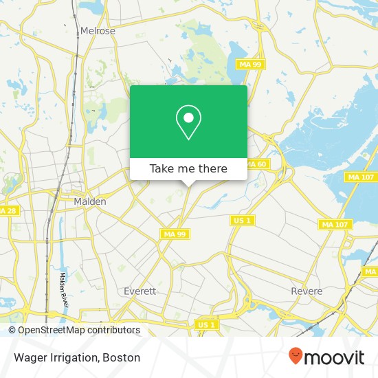 Wager Irrigation map