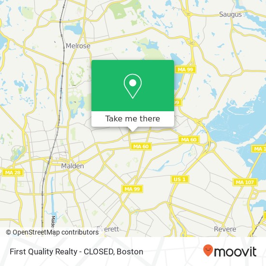 First Quality Realty - CLOSED map