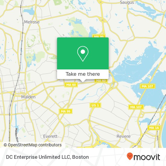 Mapa de DC Enterprise Unlimited LLC