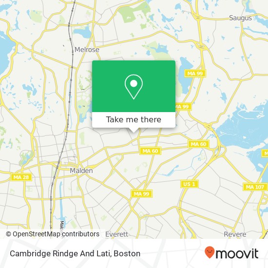 Cambridge Rindge And Lati map