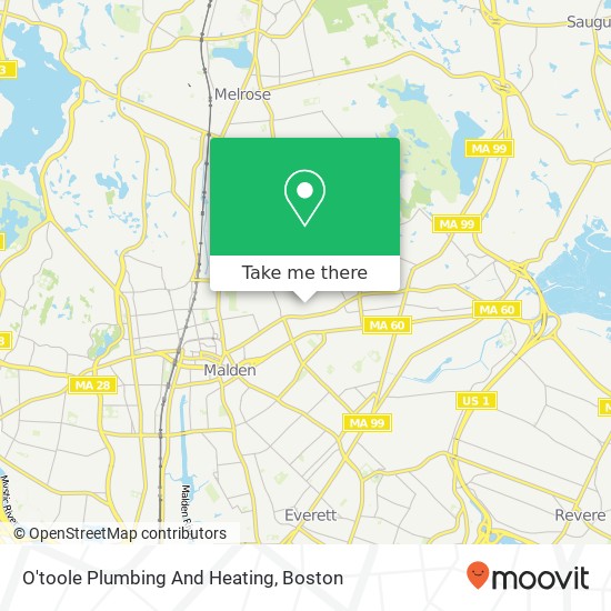 O'toole Plumbing And Heating map