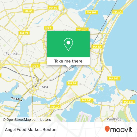 Angel Food Market map