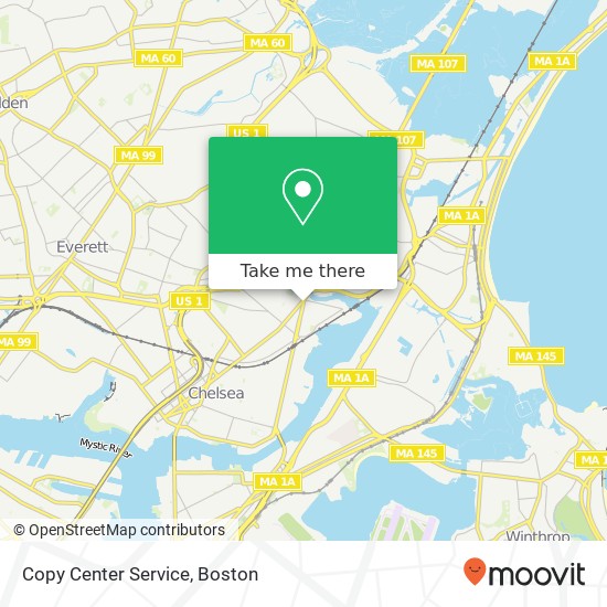 Copy Center Service map