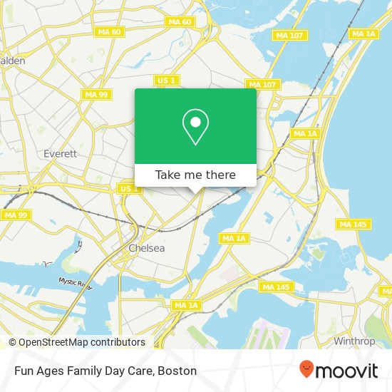 Fun Ages Family Day Care map