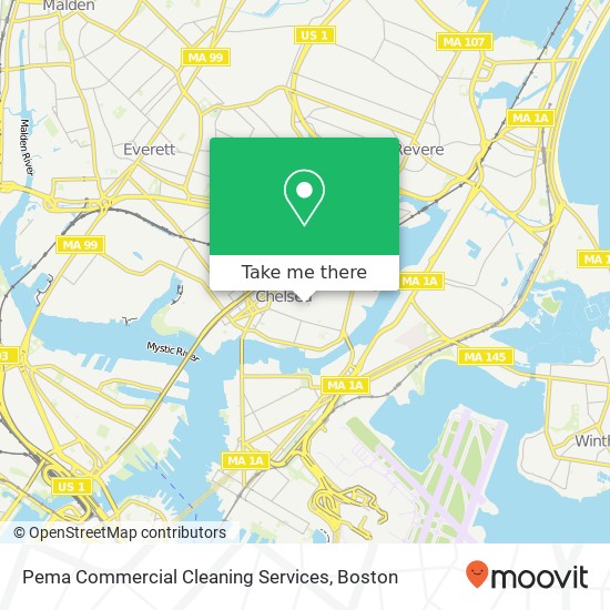 Mapa de Pema Commercial Cleaning Services