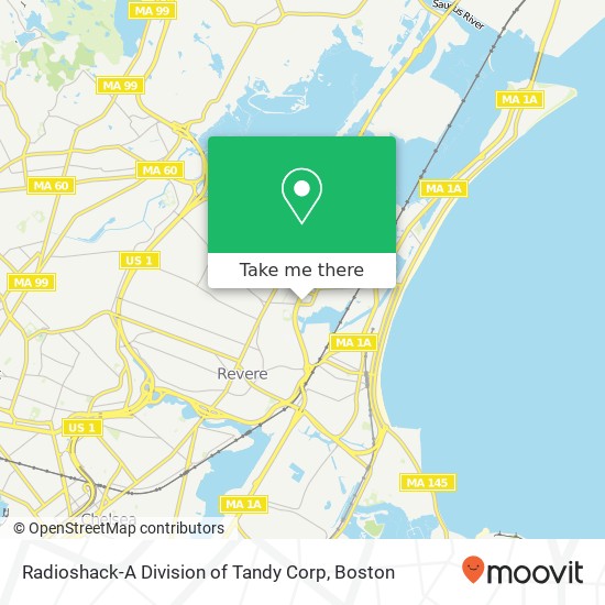 Mapa de Radioshack-A Division of Tandy Corp