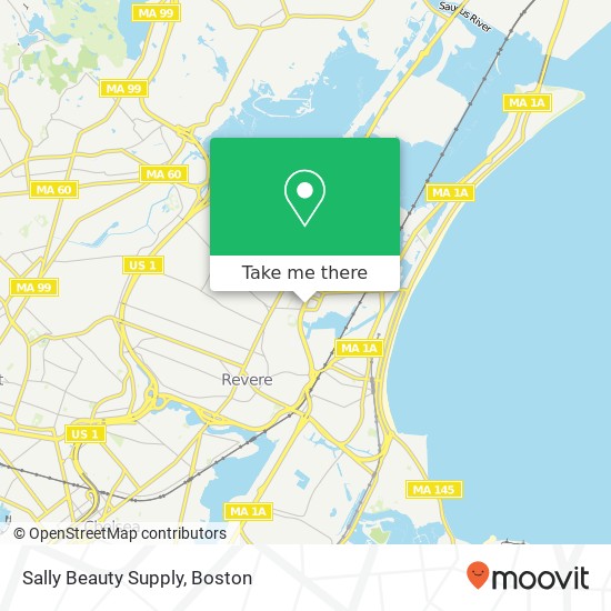 Sally Beauty Supply map