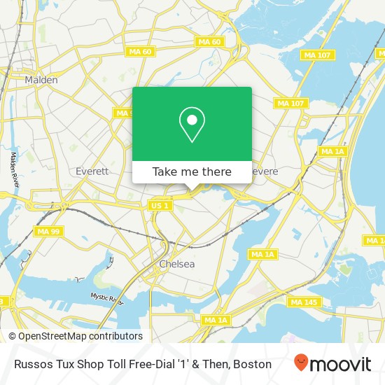 Mapa de Russos Tux Shop Toll Free-Dial '1' & Then