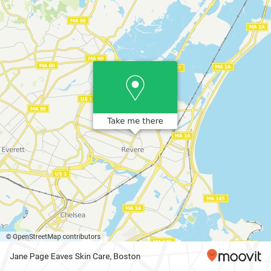 Jane Page Eaves Skin Care map