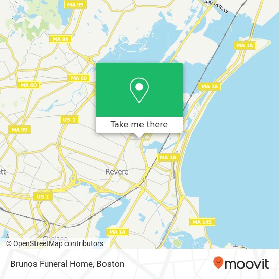 Brunos Funeral Home map