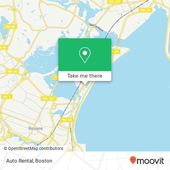 Auto Rental map