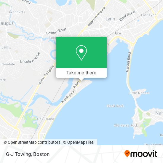 Mapa de G-J Towing