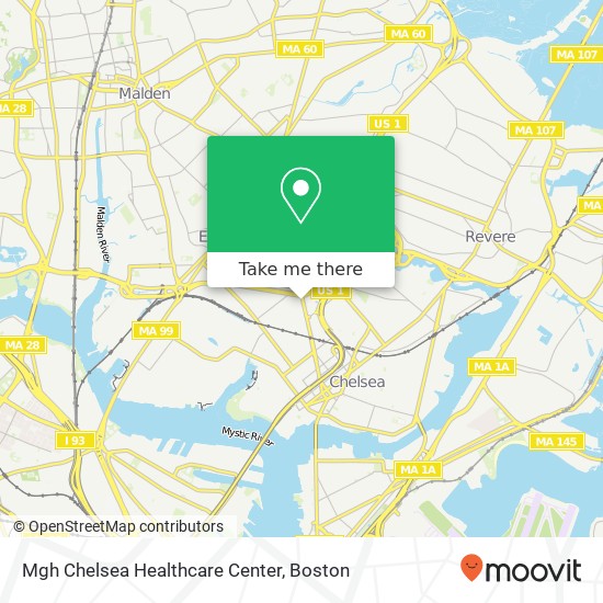 Mapa de Mgh Chelsea Healthcare Center