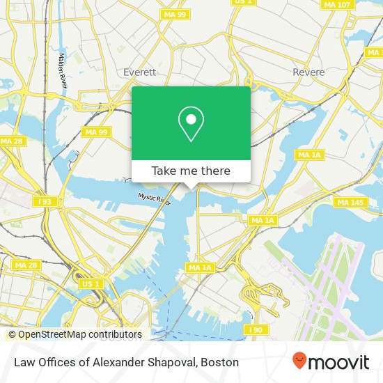Mapa de Law Offices of Alexander Shapoval
