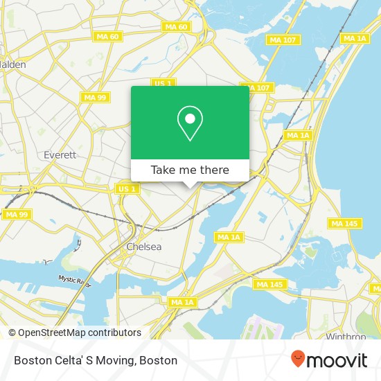 Mapa de Boston Celta' S Moving