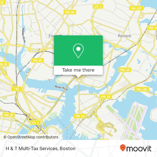 Mapa de H & T Multi-Tax Services