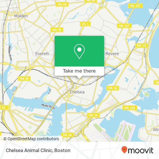 Chelsea Animal Clinic map