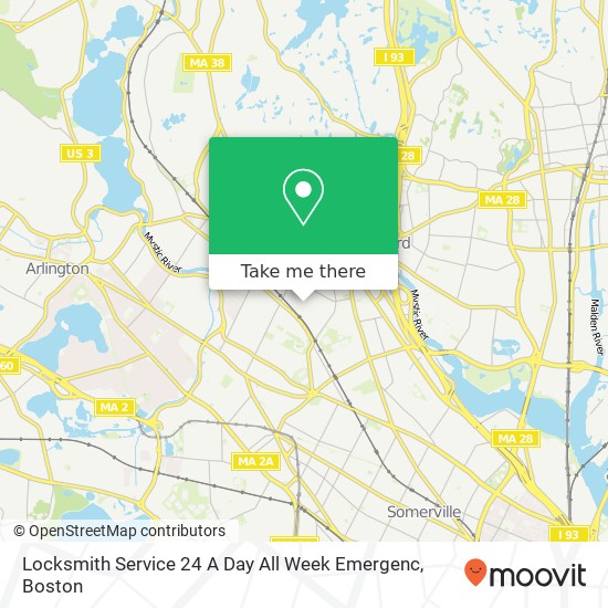 Locksmith Service 24 A Day All Week Emergenc map