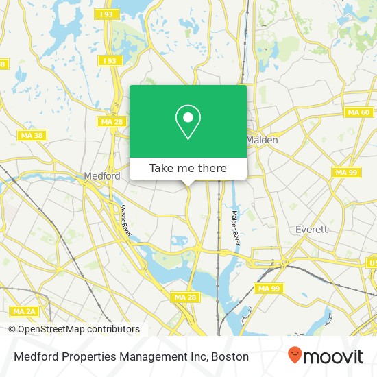 Medford Properties Management Inc map