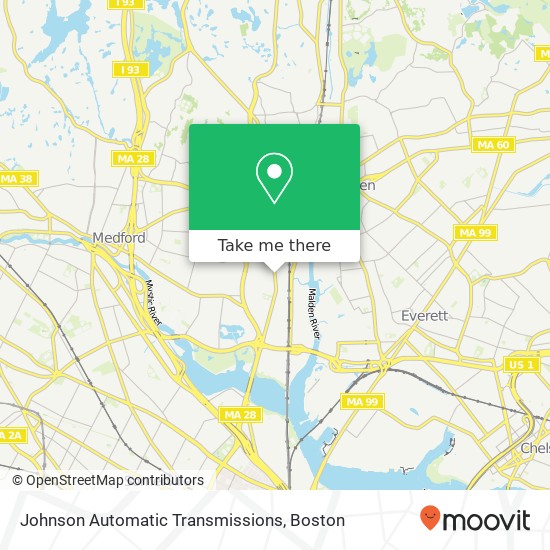 Mapa de Johnson Automatic Transmissions