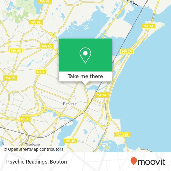 Psychic Readings map