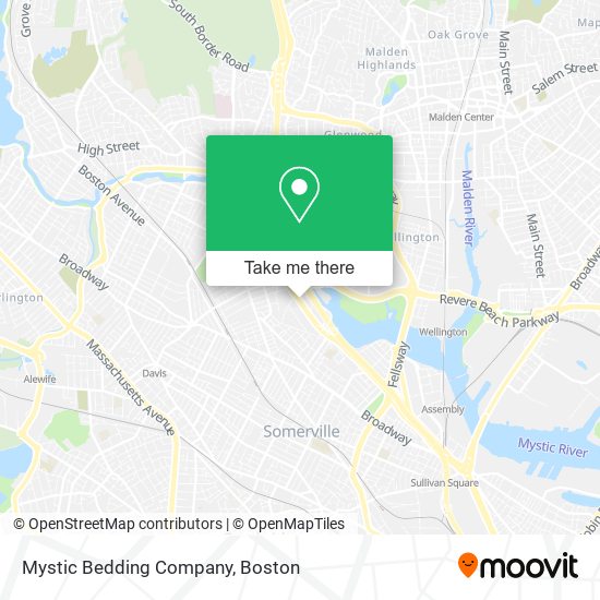 Mystic Bedding Company map