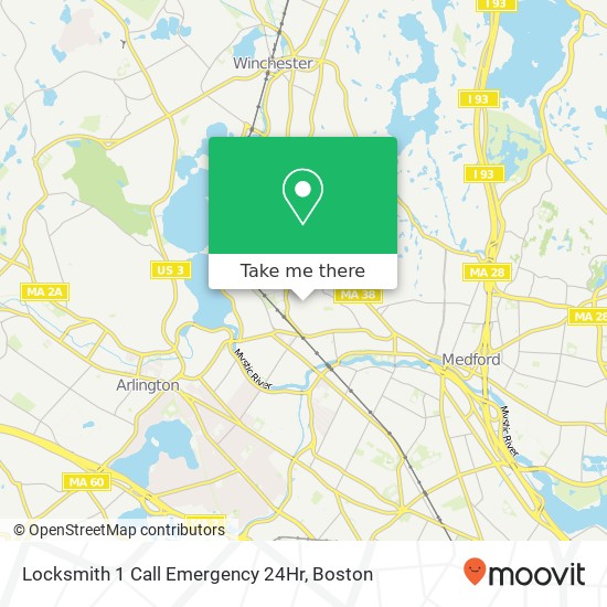 Locksmith 1 Call Emergency 24Hr map