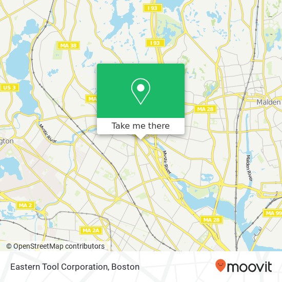 Mapa de Eastern Tool Corporation