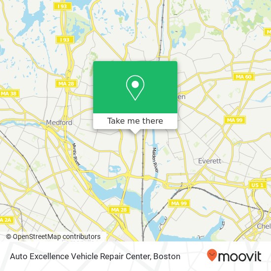 Mapa de Auto Excellence Vehicle Repair Center