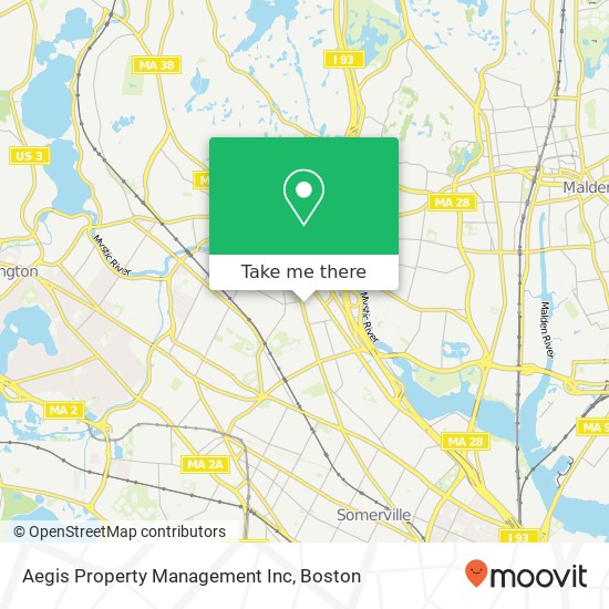 Aegis Property Management Inc map