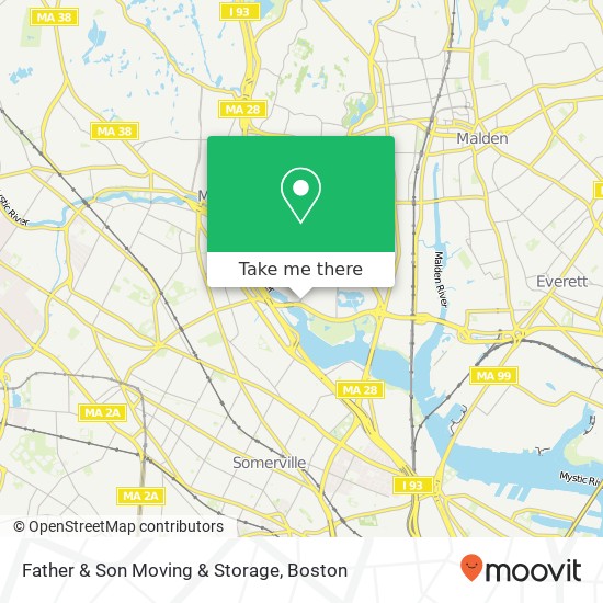 Mapa de Father & Son Moving & Storage