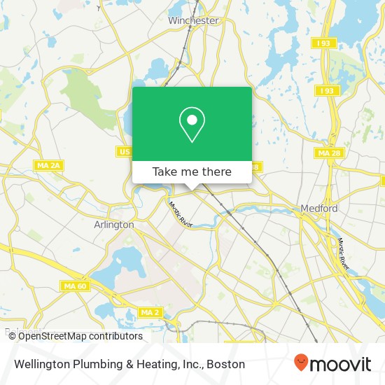 Wellington Plumbing & Heating, Inc. map